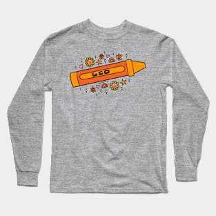 Leo Crayon Long Sleeve T-Shirt